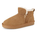 Knixmax Damen Winterstiefeletten aus Wildleder, warm gefüttert – RE023