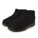 Knixmax Herren Filz-Hausschuhe mit Klettverschluss TM078
