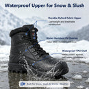 Knixmax Herren Schneestiefel RE027 – wasserdicht mit 3M-Isolierung