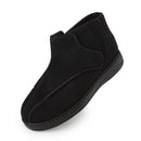 Knixmax Herren Filz-Hausschuhe mit Klettverschluss TM078