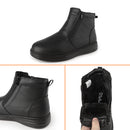 Knixmax Herren Stiefeletten TM069 – Schwarz mit Reißverschluss