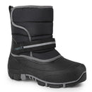 Knixmax Kinder-Winterstiefel VC033 mit Klettverschluss – Grau