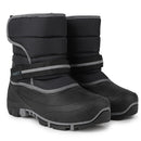 Knixmax Kinder-Winterstiefel VC033 mit Klettverschluss – Grau