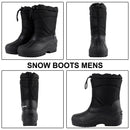 Knixmax Herren Winterstiefel AM059 – wasserdicht & warm gefüttert