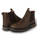 Knixmax Herren Chelsea Boots TM075 – Klassische Slip-On-Stiefeletten
