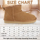 Knixmax Damen Mini-Winterboots aus Wildleder mit Memory Foam – RE021