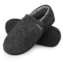 Knixmax Herren Filz-Hausschuhe mit Memory Foam und Fleecefutter