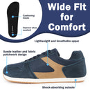Knixmax Herren-Sneaker für breite Füße, Marineblau | AM062