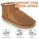 Knixmax Damen Mini-Winterboots aus Wildleder mit Memory Foam – RE021