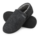 Knixmax Herren Filz-Hausschuhe mit Memory Foam und Fleecefutter
