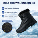 Knixmax Herren Schneestiefel RE027 – wasserdicht mit 3M-Isolierung