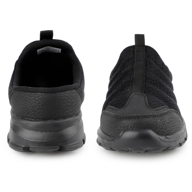 TIESTRA Clogs & Mules Summer Gardens Slip On bequeme atmungsaktive leichte Sandalen für Männer, schwarz