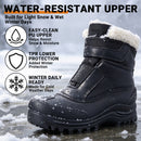 Knixmax Winterstiefel mit Klettverschluss – Warm gefüttert, wasserabweisend & rutschfest