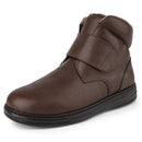 Knixmax Herren-Winterstiefel extra weit mit Klettverschluss – TM060