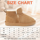 Knixmax Damen Winterstiefeletten aus Wildleder, warm gefüttert – RE023