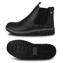 Knixmax Herren Chelsea Boots TM075 – Klassische Slip-On-Stiefeletten
