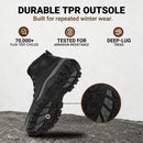 Knixmax Herren Winterstiefel RM091 – Warm gefüttert, Schwarz