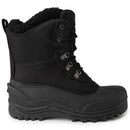 Knixmax Herren Winterstiefel RE007N – Schwarz, warm gefüttert