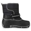 Knixmax Kinder-Winterstiefel VC033 mit Klettverschluss – Grau
