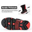 Knixmax Kinder Schneestiefel VC021 mit Klettverschluss, Größe 31–36