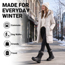 Knixmax Damen Winterstiefel RM090 – Warm gefüttert in Schwarz (Gr. 37–42)