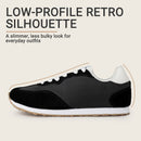 Knixmax VC026 Retro-Sneaker für Damen und Herren – Schwarz