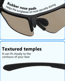 Knixmax VC027 Sportsonnenbrille in Matt-Schwarz/Blau