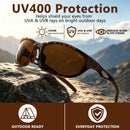 Knixmax VC029 – Polarisierte Sportsonnenbrille mit UV400