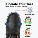 Knixmax Herren Klettschuhe extra weit mit griffiger Sohle | TM061