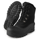 Knixmax Herren Winterstiefel RE007N – Schwarz, warm gefüttert