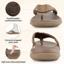 TIESTRA Herren Sport Flip Flops Strand Athletik gepolsterte Sommer Outdoor Komfort Thong Sandalen