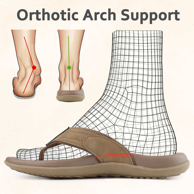 TIESTRA Herren Sport Flip Flops Strand Athletik gepolsterte Sommer Outdoor Komfort Thong Sandalen