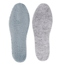 riemot Lammfelleinlegesohlen für Herren Damen und Kinder, Grau Normal, Super Dick Premium Lammwolle Einlegesohlen für Gummistiefel Hausschuhe Stiefel