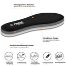 riemot Herren Damen Memory Foam Einlegesohlen Komfort Ersatzschuh Schuhe Einlage für Sportschuhe Trainer Wanderschuhe Arbeitschuhe