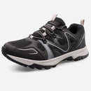 riemot Men's Breathable Outdoor Trainers, Black, Trail Running Shoes for Summer Hiking Trekking Climbing
