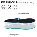 Knixmax Extra Wide Lightweight Damen-Plattfuß-Laufschuhe Schwarze Sportschuhe mit breiten Zehenbox-Schuhen