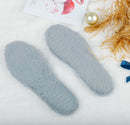 riemot Lammfelleinlegesohlen für Herren Damen und Kinder, Grau Normal, Super Dick Premium Lammwolle Einlegesohlen für Gummistiefel Hausschuhe Stiefel
