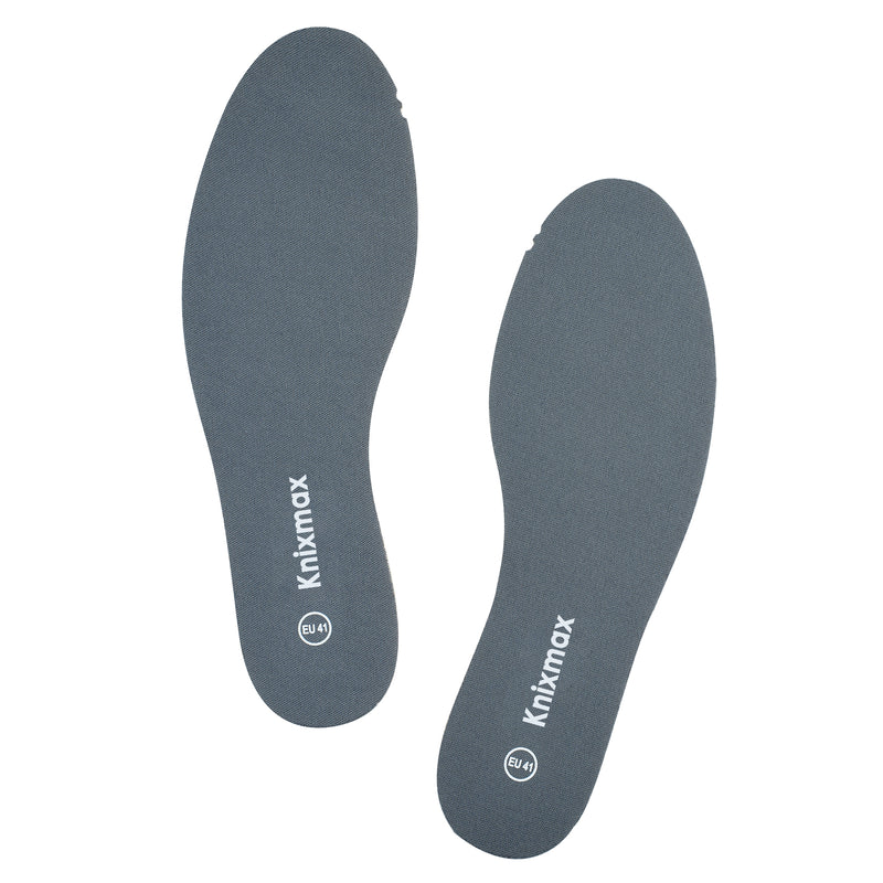 Knixmax Damen Herren Memory Schaum Einlegesohlen Komfort Schuheinlagen für Sportschuhe Freizeitschuhe Sneaker Wanderschuhe