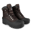 riemot Herren Schneestiefel Braun Wasserdicht Winterstiefel mit warmem Teddyfutter