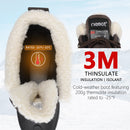 riemot Damen Schneestiefel Braun Wasserdicht Winterstiefel mit Kunstfell-Futter