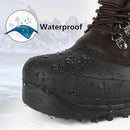 riemot Damen Schneestiefel Braun Wasserdicht Winterstiefel mit Kunstfell-Futter