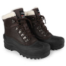 riemot Damen Schneestiefel Braun Wasserdicht Winterstiefel mit Kunstfell-Futter