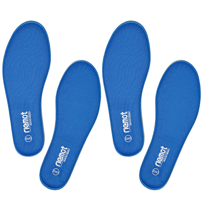riemot Herren Damen Memory Foam Einlegesohlen Komfort Ersatzschuh Schuhe Einlage für Sportschuhe Trainer Wanderschuhe Arbeitschuhe