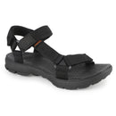 riemot Verstellbare Sportsandalen Schwarz mit ged&auml;mpftem Fußbett