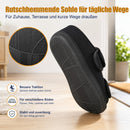 TIESTRA Offene Sandalen Schwarz mit zwei Klettriemen