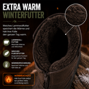 Knixmax Herren Schneestiefel Braun Wasserdicht mit Kunstfellfutter