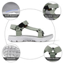 riemot Damen Verstellbare Sportsandalen Mintgr&uuml;n mit ged&auml;mpftem Fußbett