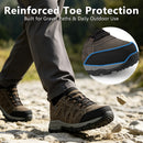 riemot Herren Wasserdichte Wanderschuhe Grau Leichte Trekkingschuhe
