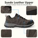 riemot Herren Wasserdichte Wanderschuhe Grau Leichte Trekkingschuhe