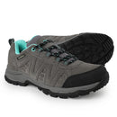 riemot Damen Wasserdichte Wanderschuhe Grau Grün Leichte Trekkingschuhe